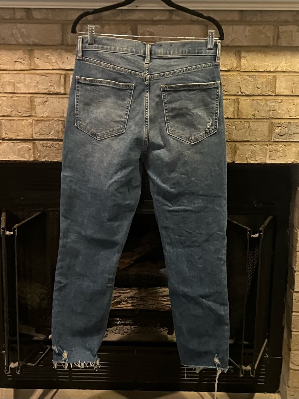 Gap Distressed Blue Denim Jeans size 30/10 - Picture 6 of 6